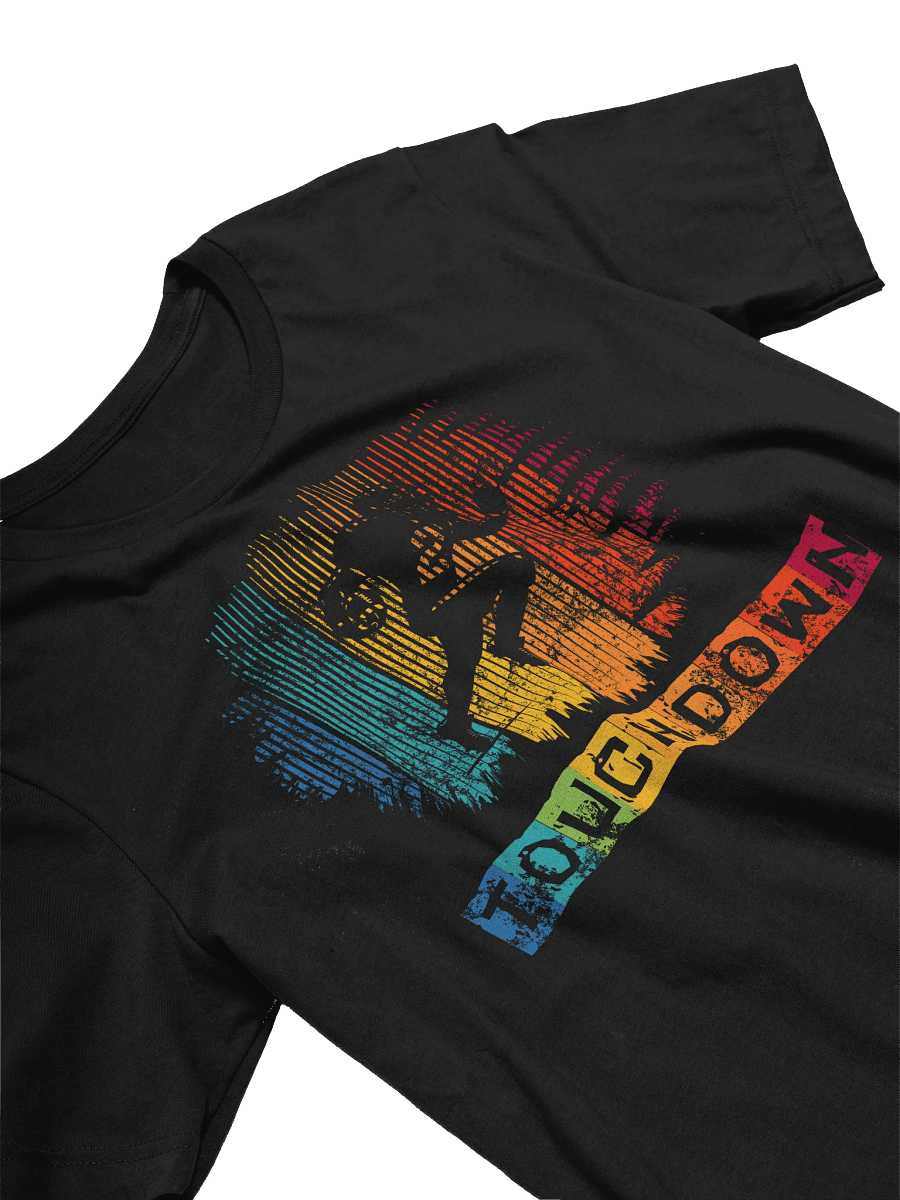 Retro Touchdown Football Shirt – Vintage Grunge Running Back American Football Design Tee product image (26)