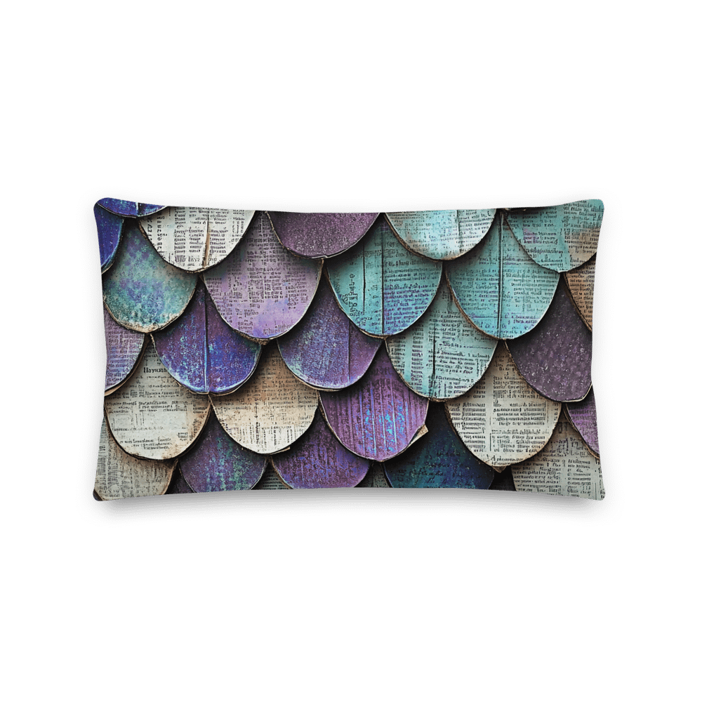 Mosaic Mermaid Scale: Decorative Pillow product image (3)