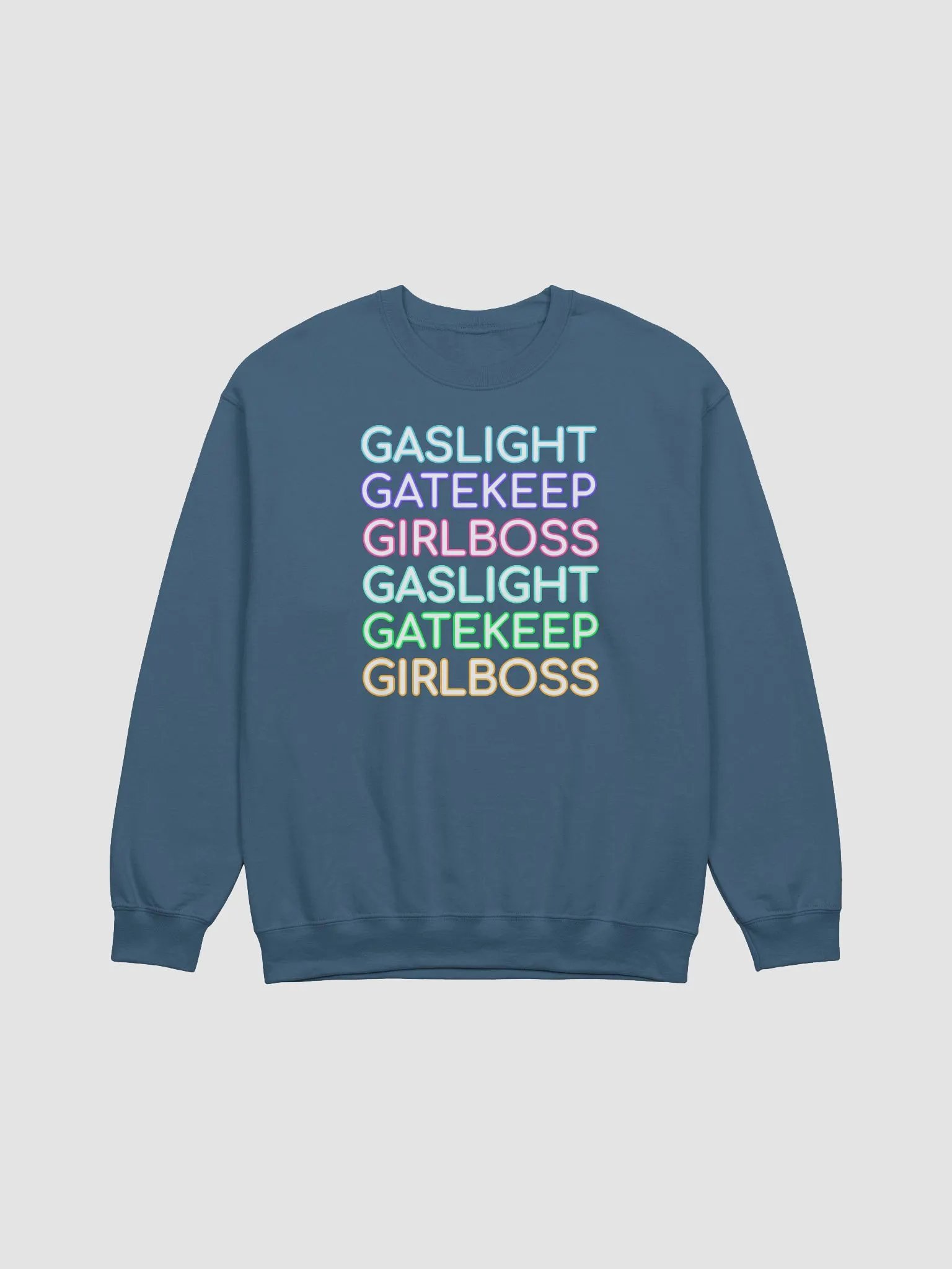 Gaslight Gatekeep Girlboss classic sweatshirt product image (2)