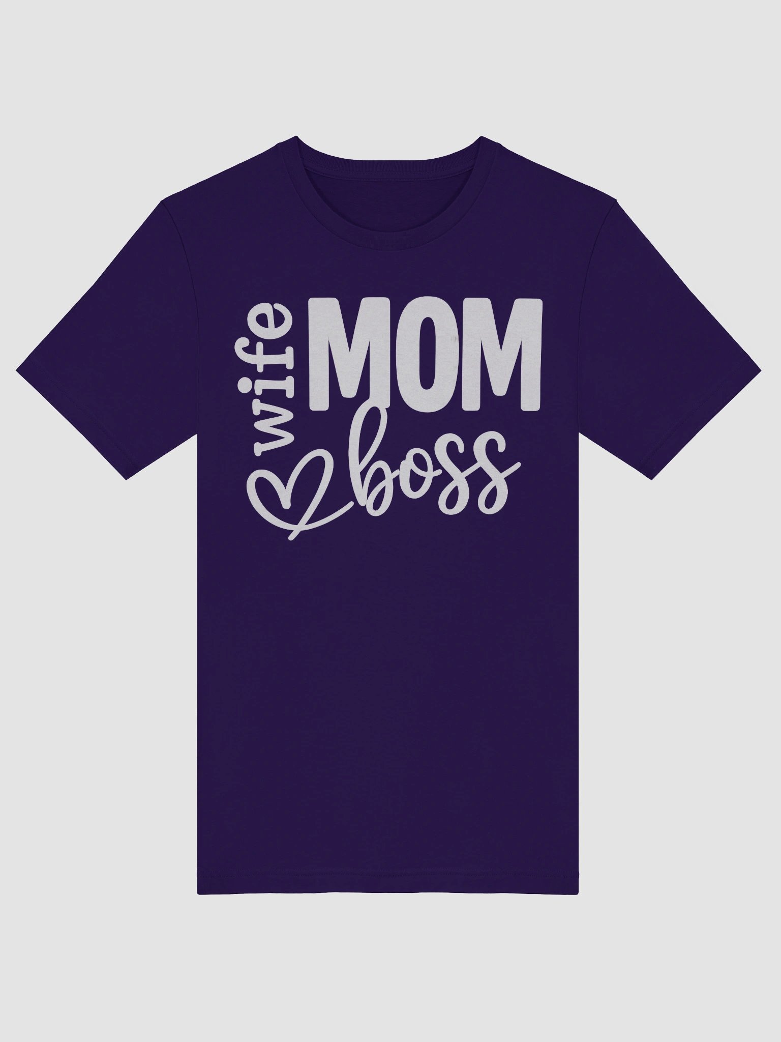 Wife Mom Boss T-Shirt | Empowering Gift for Moms | Bold Typography Graphic Tee | Mother’s Day Shirt product image (47)