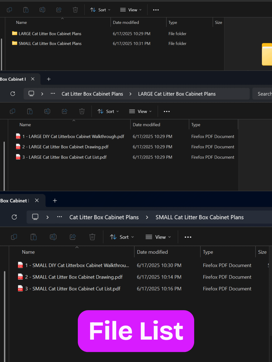 DIY Cat Litterbox Cabinet Plans product image (3)