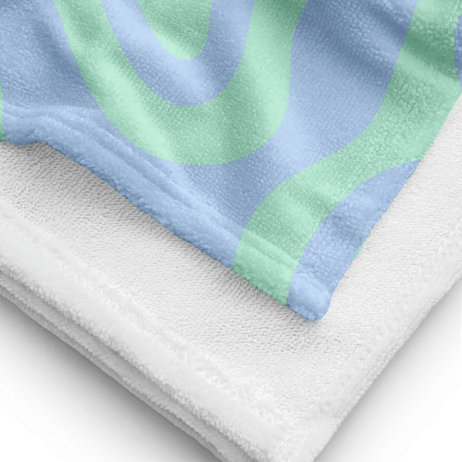 Aqua Camo Waves Towel product image (5)