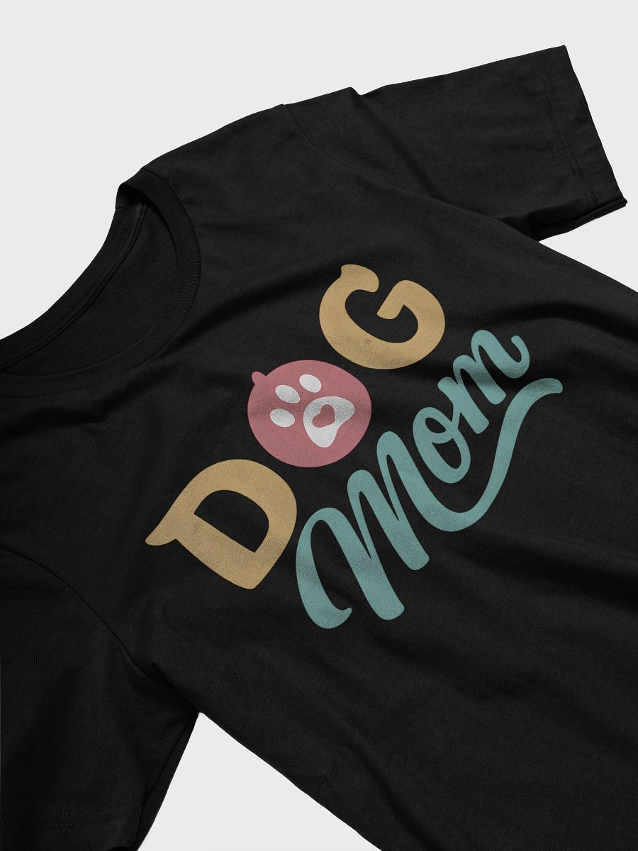 Dog Mom T-Shirt | Cute Pet Lover Tee with Paw Print | Gift for Dog Moms product image (2)