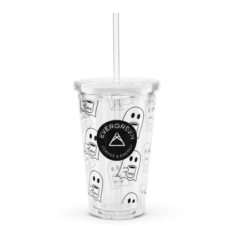 Spooky Spice | Clear Evergreen Tumbler (Black) product image (4)