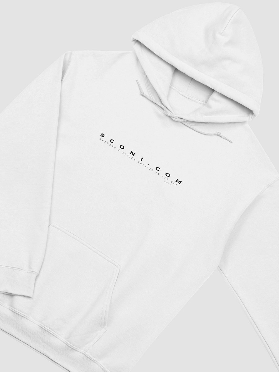 sconiArt logo design 09, black. - unisex Hoodie. product image (2)