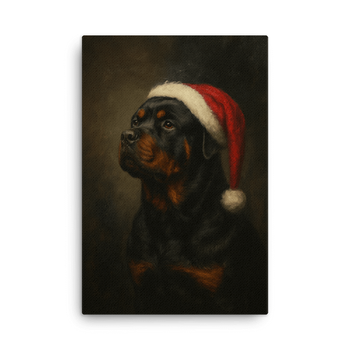 Santa Rottweiler Thin Canvas product image (2)