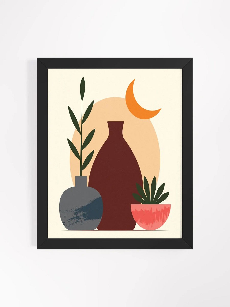 Eco-Framed Botanical Serenity Poster product image (6)