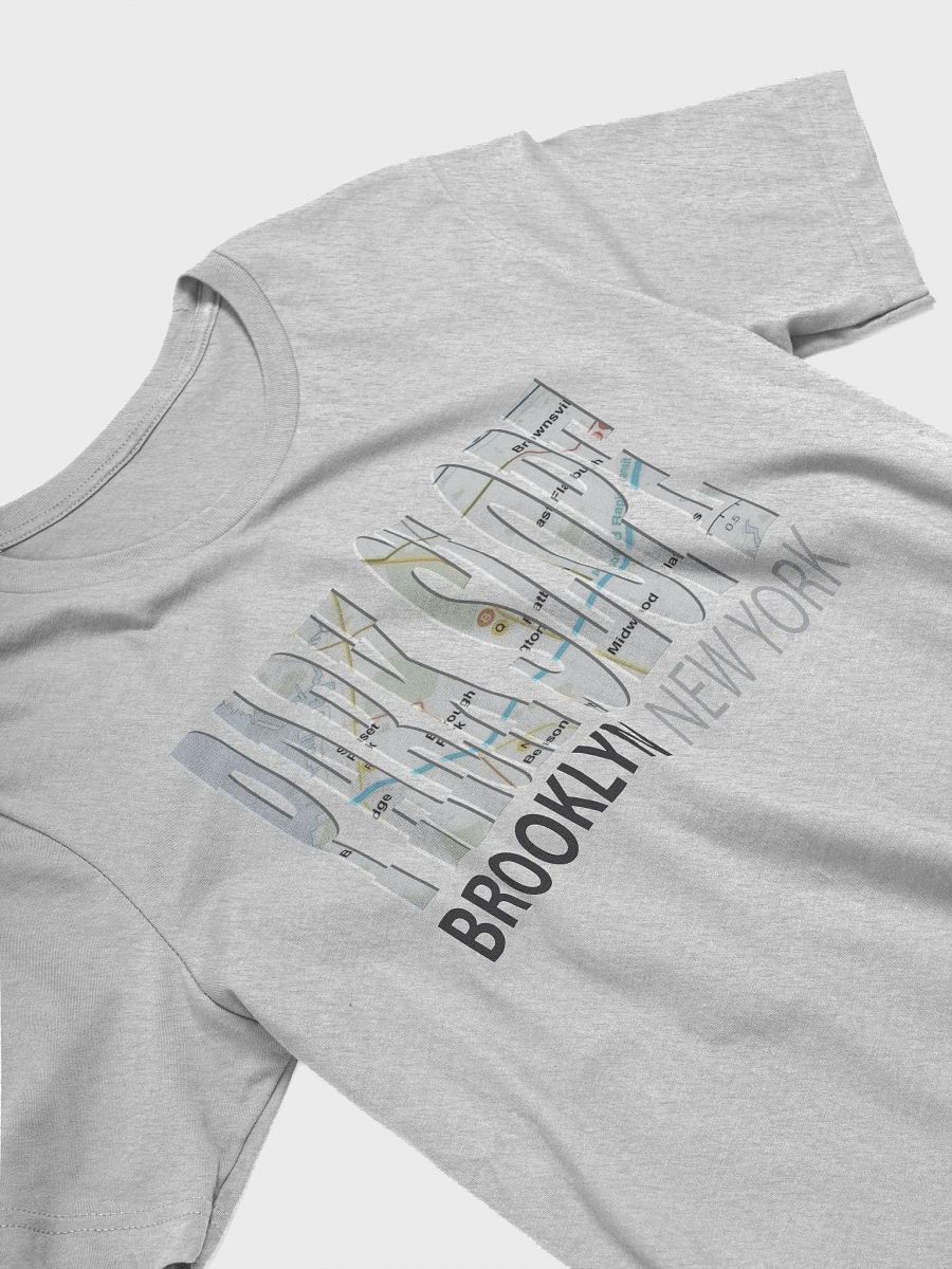 Fun Cool Park Slope Brooklyn New York with Subway Map T-Shirt product image (4)