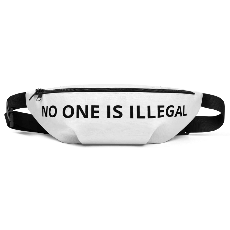 Pris - No one is illegal - fanny pack product image (1)