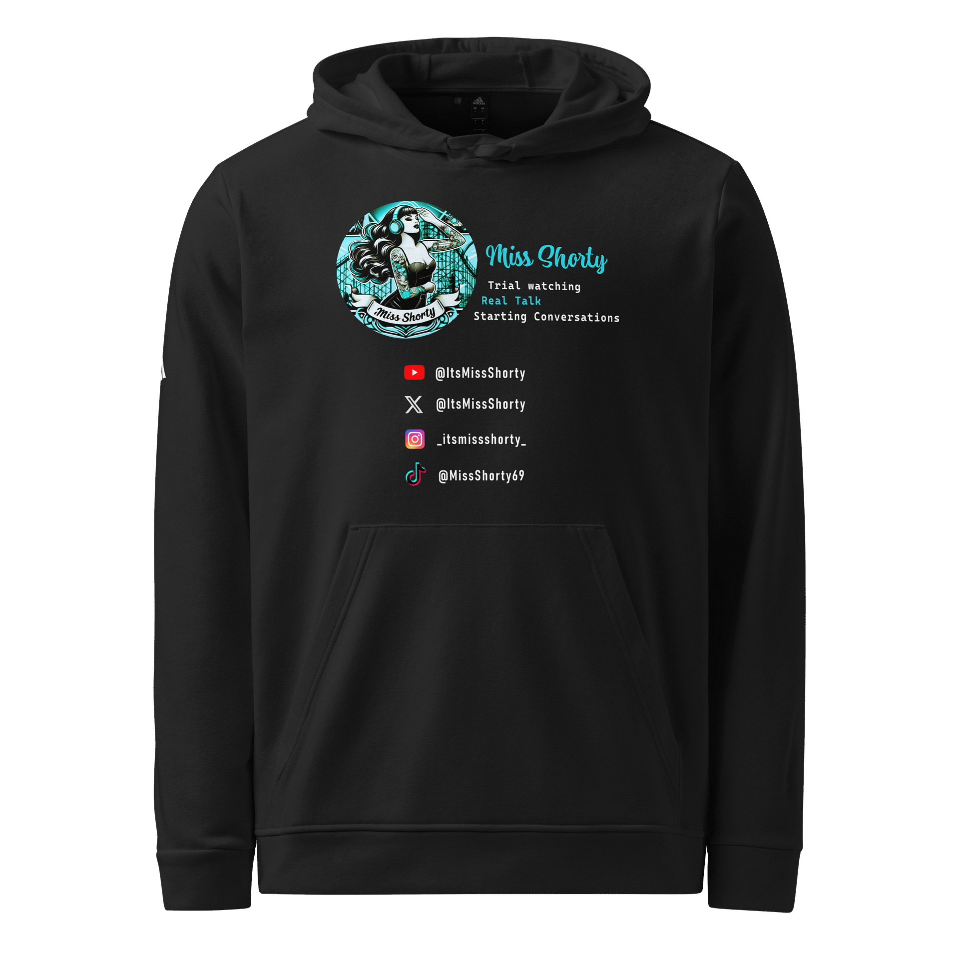 Miss Shorty All Over The Web! Adidas Hoodie product image (1)