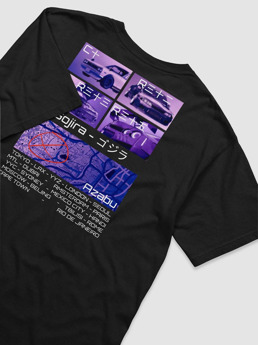 Gojira-Birthplace, List of Cities (Black) Shirt product image (3)