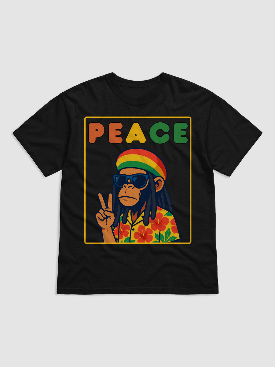 Peace Rasta Monkey Chill T-Shirt product image (2)