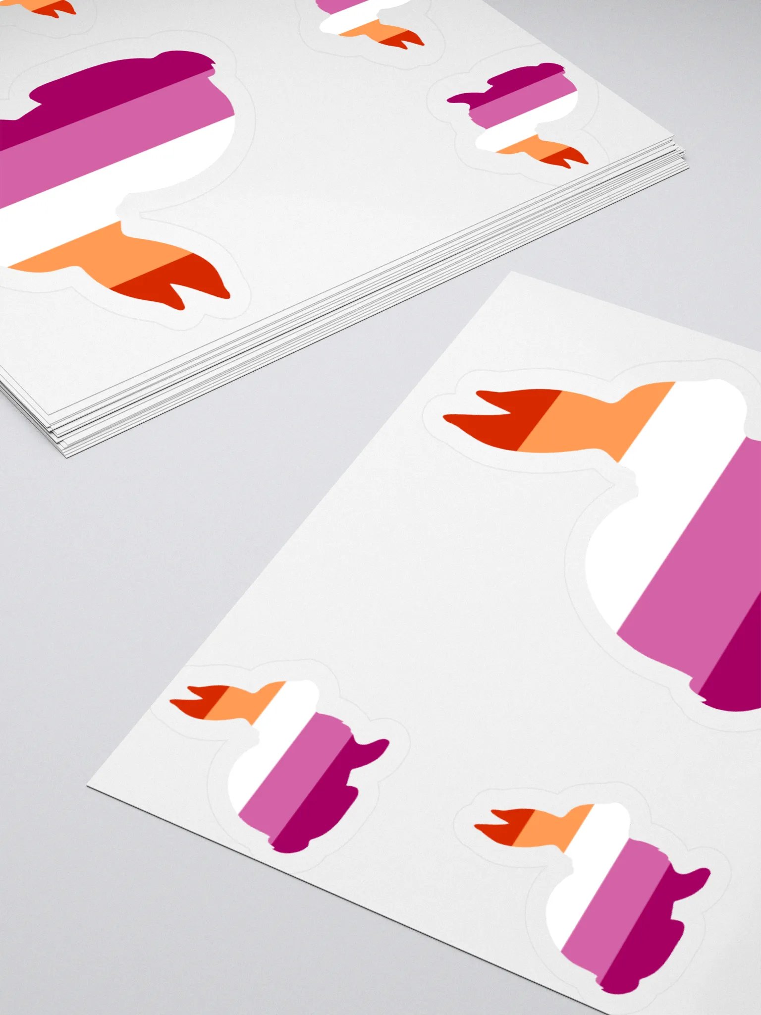 Lesbian Pride Bnuy Mini Sticker Set! product image (7)