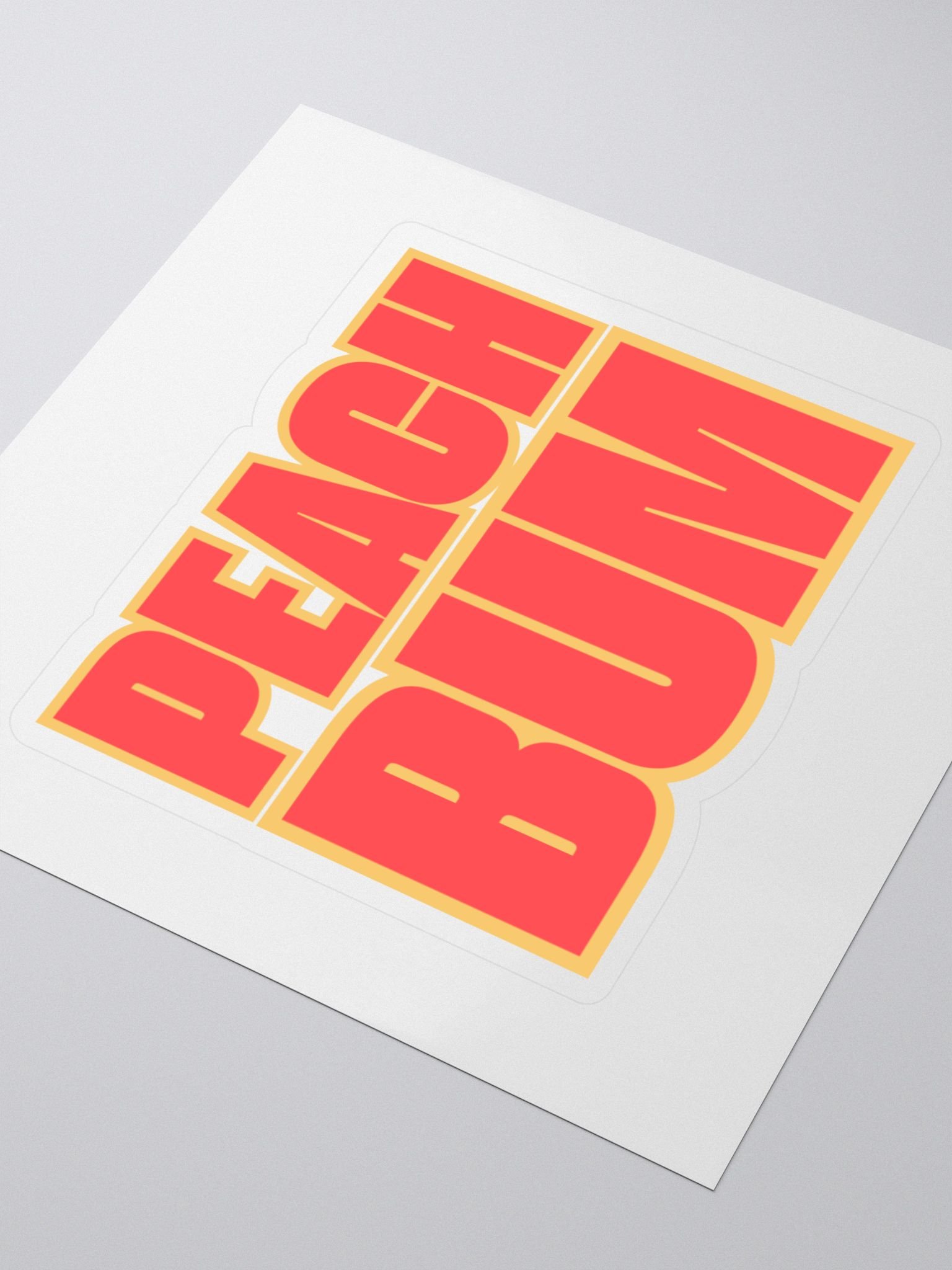 Peach Bum Sticker product image (3)
