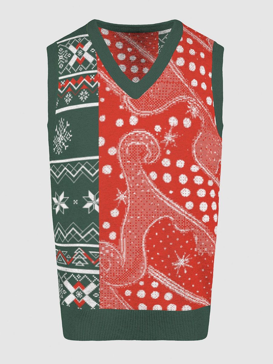 Cozy Jacquard V-Neck Vest product image (27)