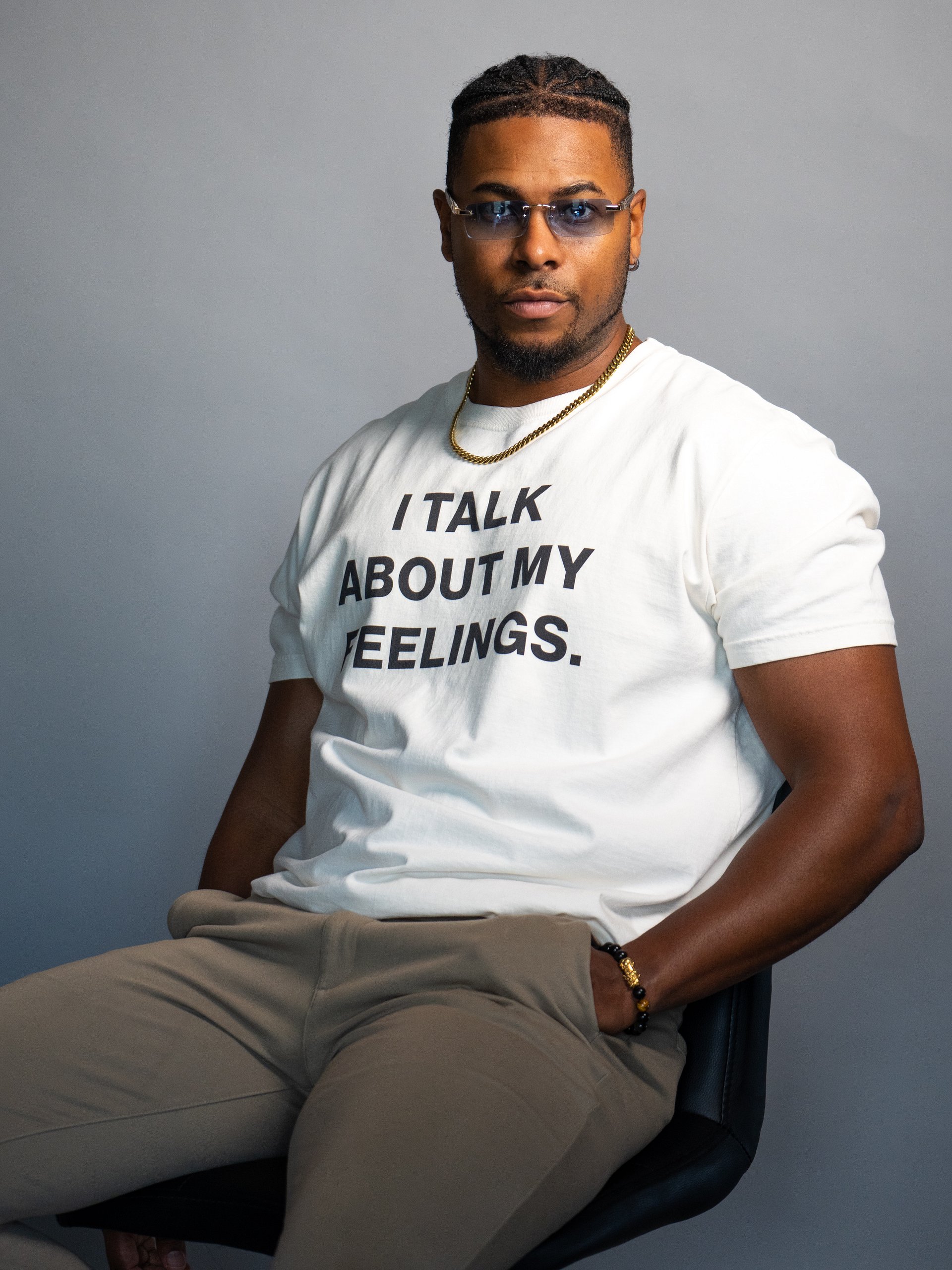 I Talk About My Feelings Oversized Tee product image (3)