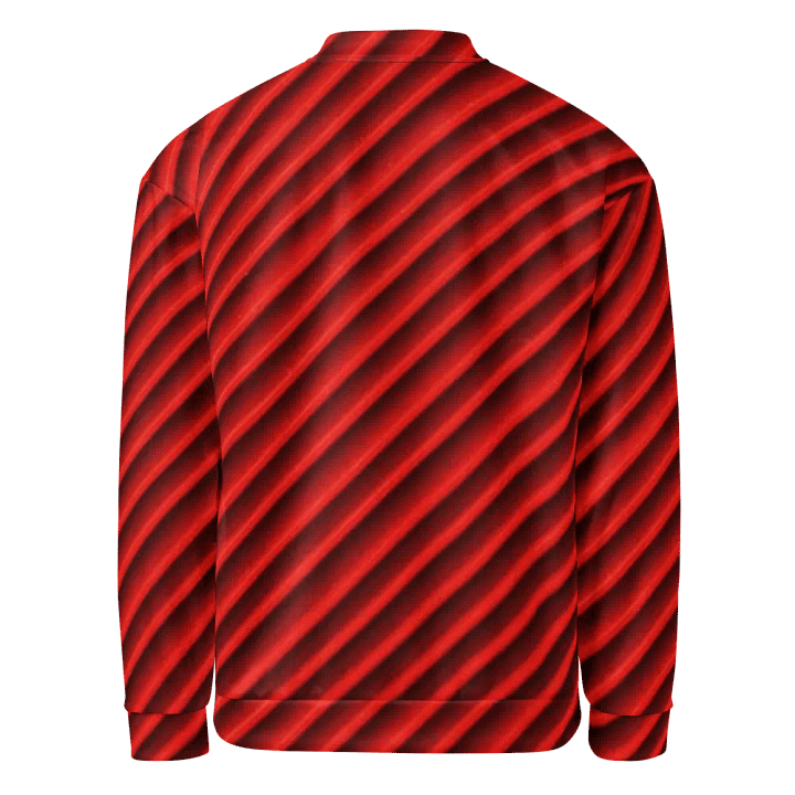 Crimson Currents Bomber Jacket product image (2)