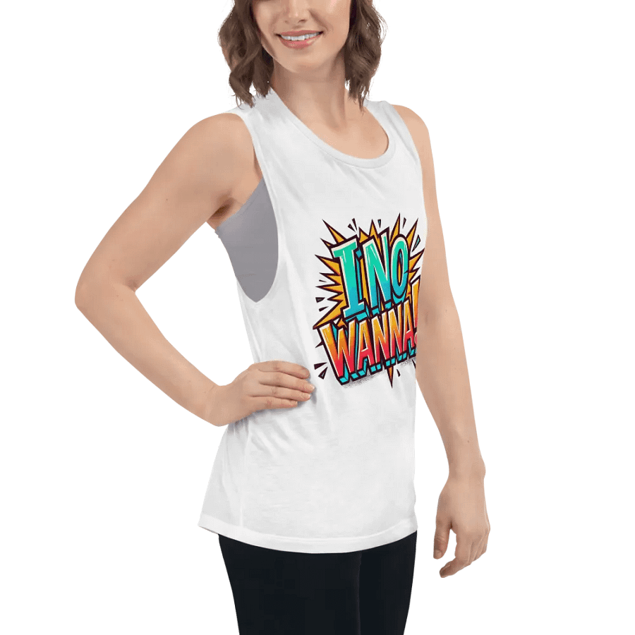 I NO WANNA WOMANS TANK product image (7)