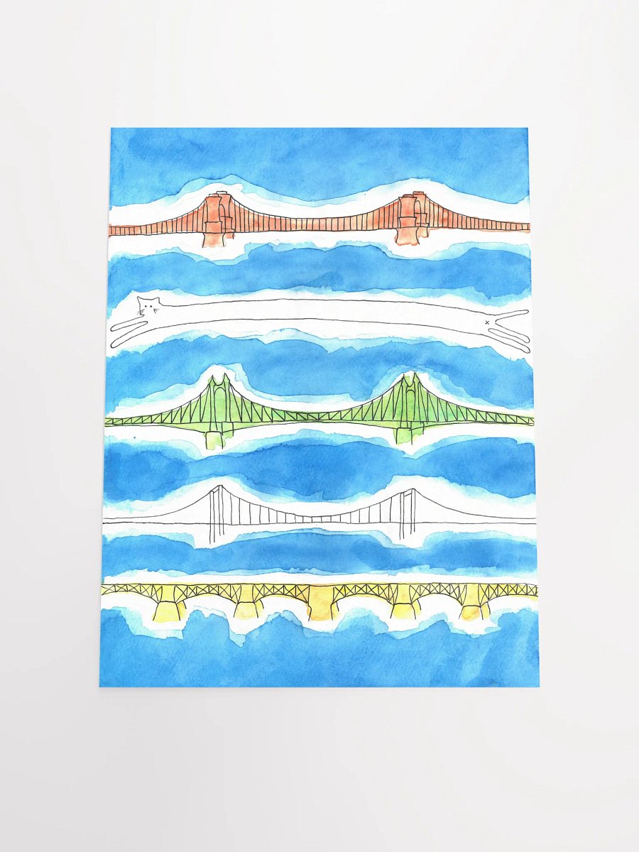 Meowgical Budapest - Art Print product image (7)
