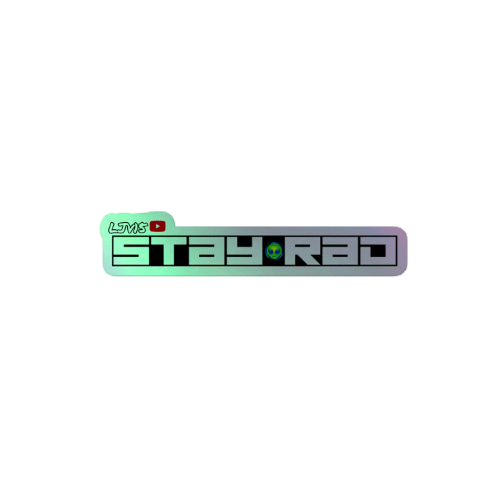 Stay Rad Holographic Sticker product image (1)