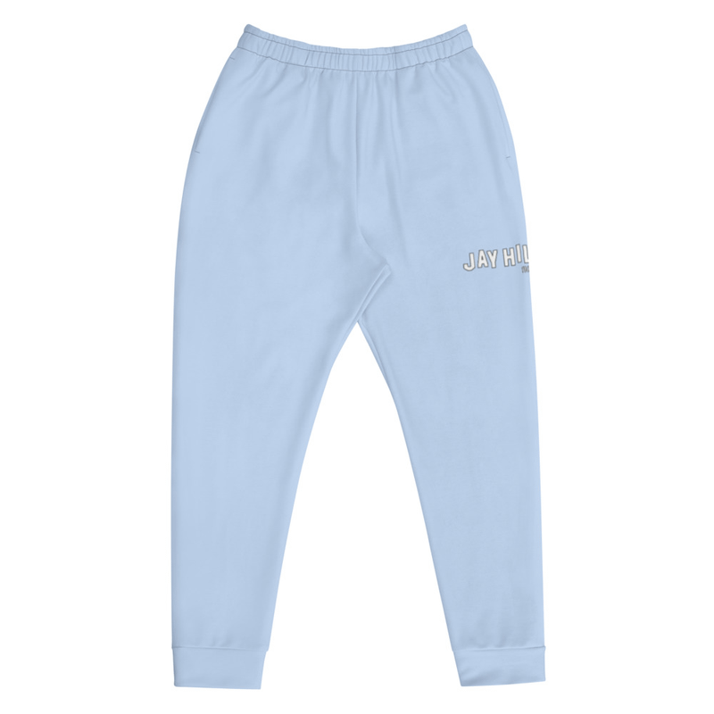 [JayHills] Men's Logo Joggers - Light Blue