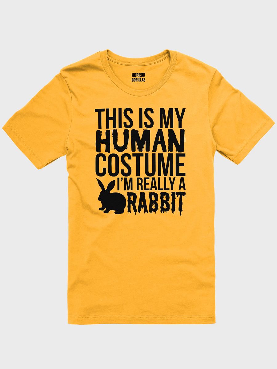 This Is My Human Costume I'm Really A Rabbit Funny Halloween T-Shirt product image (3)