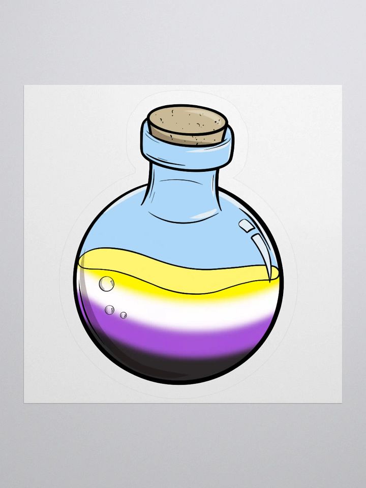 Non-Binary Pride Potion | 3" Sticker product image (1)
