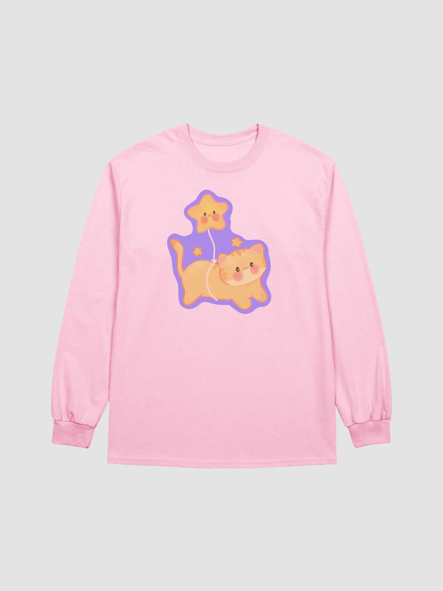 Starry Cat Adventure Long Sleeve Tee product image (1)