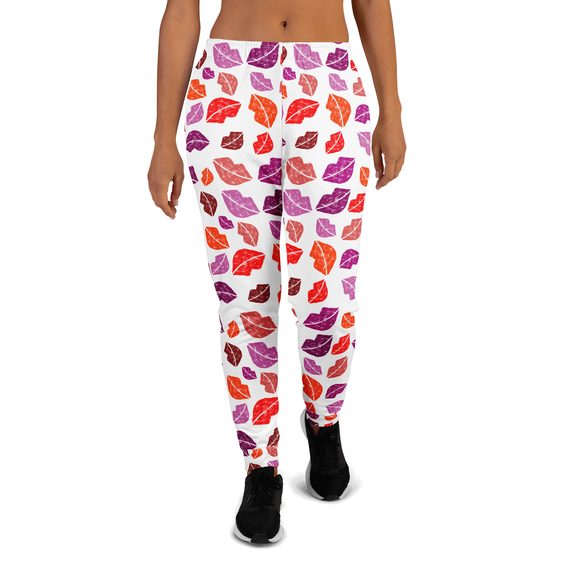 Vibrant Colorful Lips Women's Joggers product image (6)