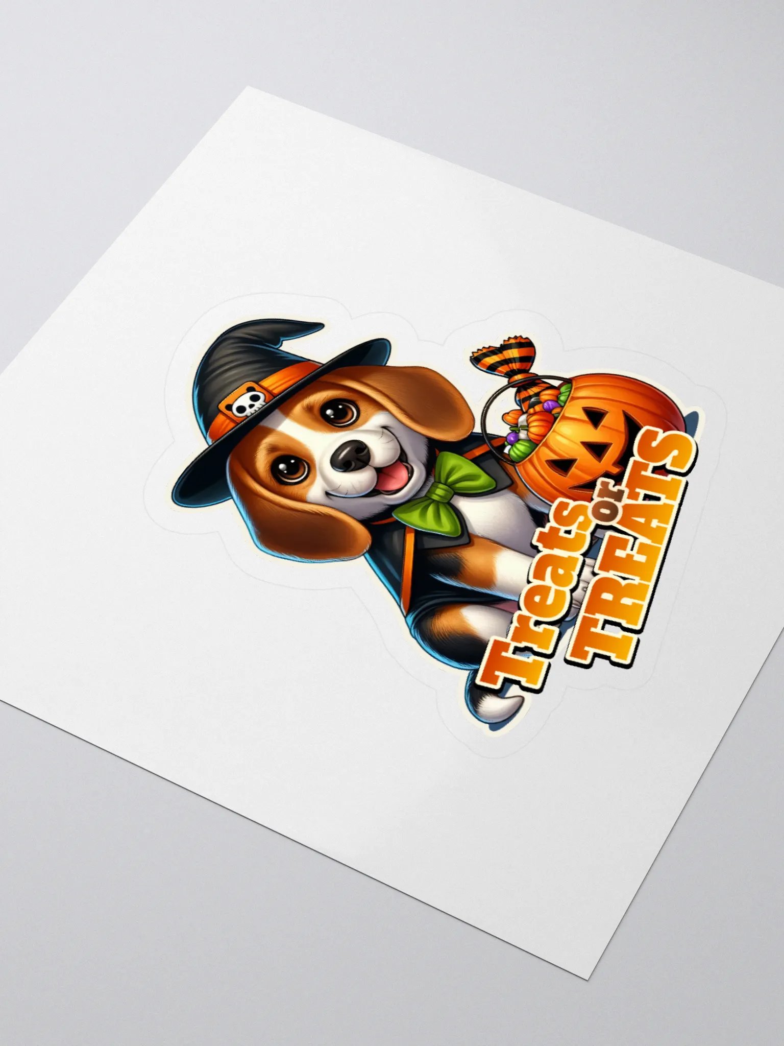 Halloween Treats Beagle - Sticker product image (3)