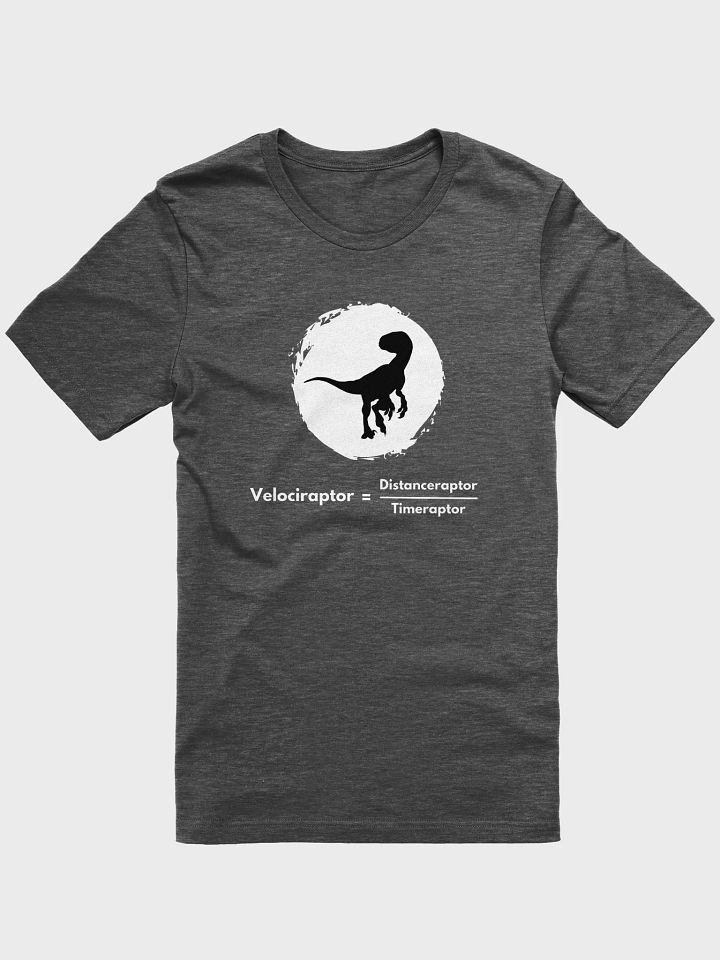 Funny Velociraptor Equation - Unisex T-shirt Bella Canvas 3001 product image (2)