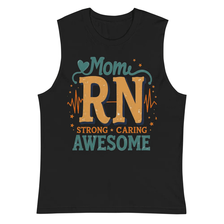 Mom RN Strong Muscle Tank product image (3)