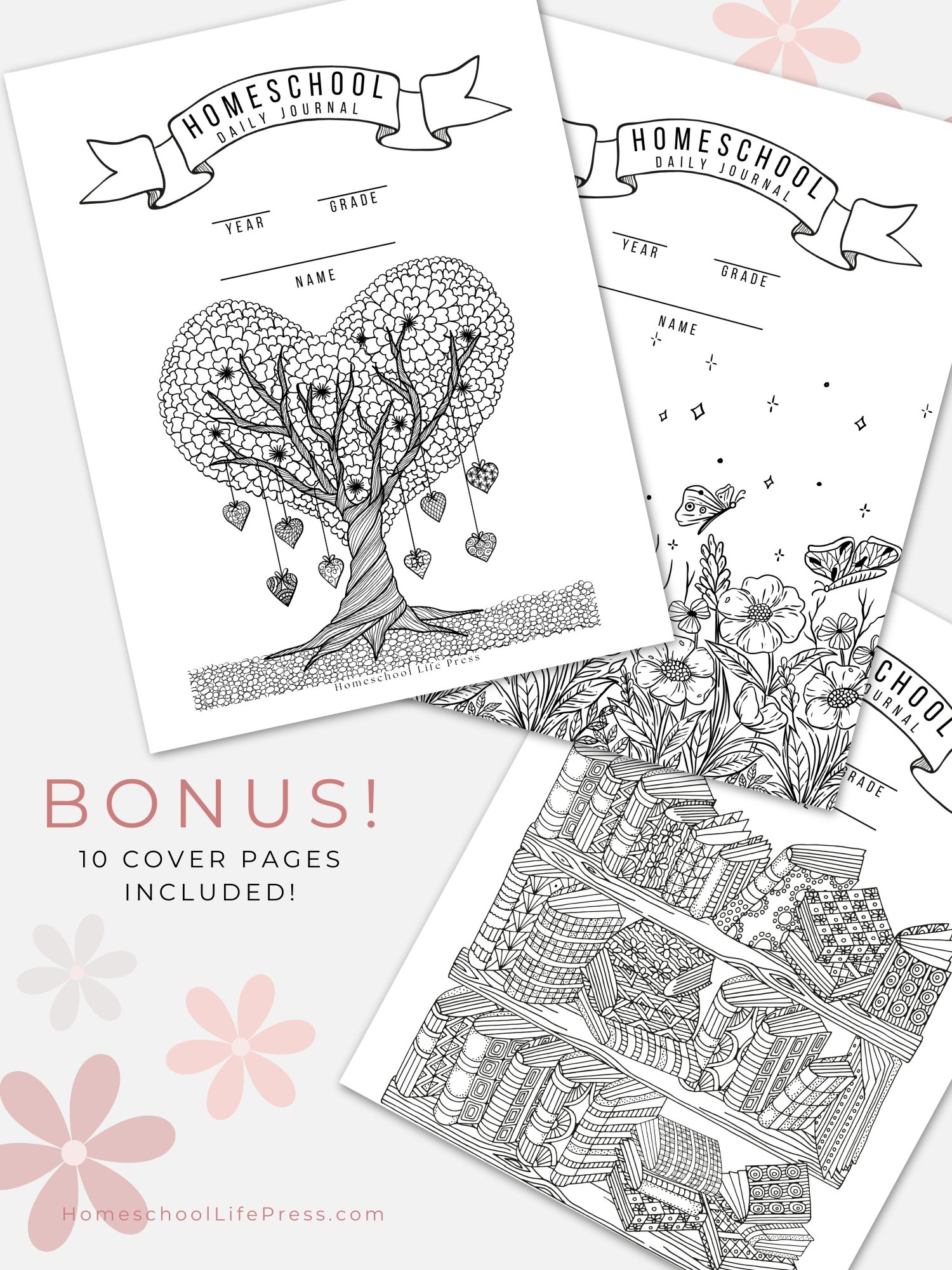 Homeschool Student Daily Journal Printable | Doodles product image (5)