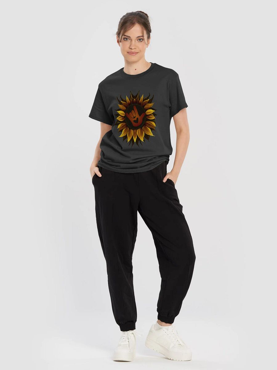 ASL Love Sunflower Gesture Tee product image (5)