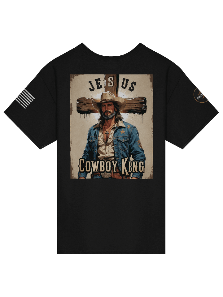 Jesus Cowboy King T-shirt product image (1)