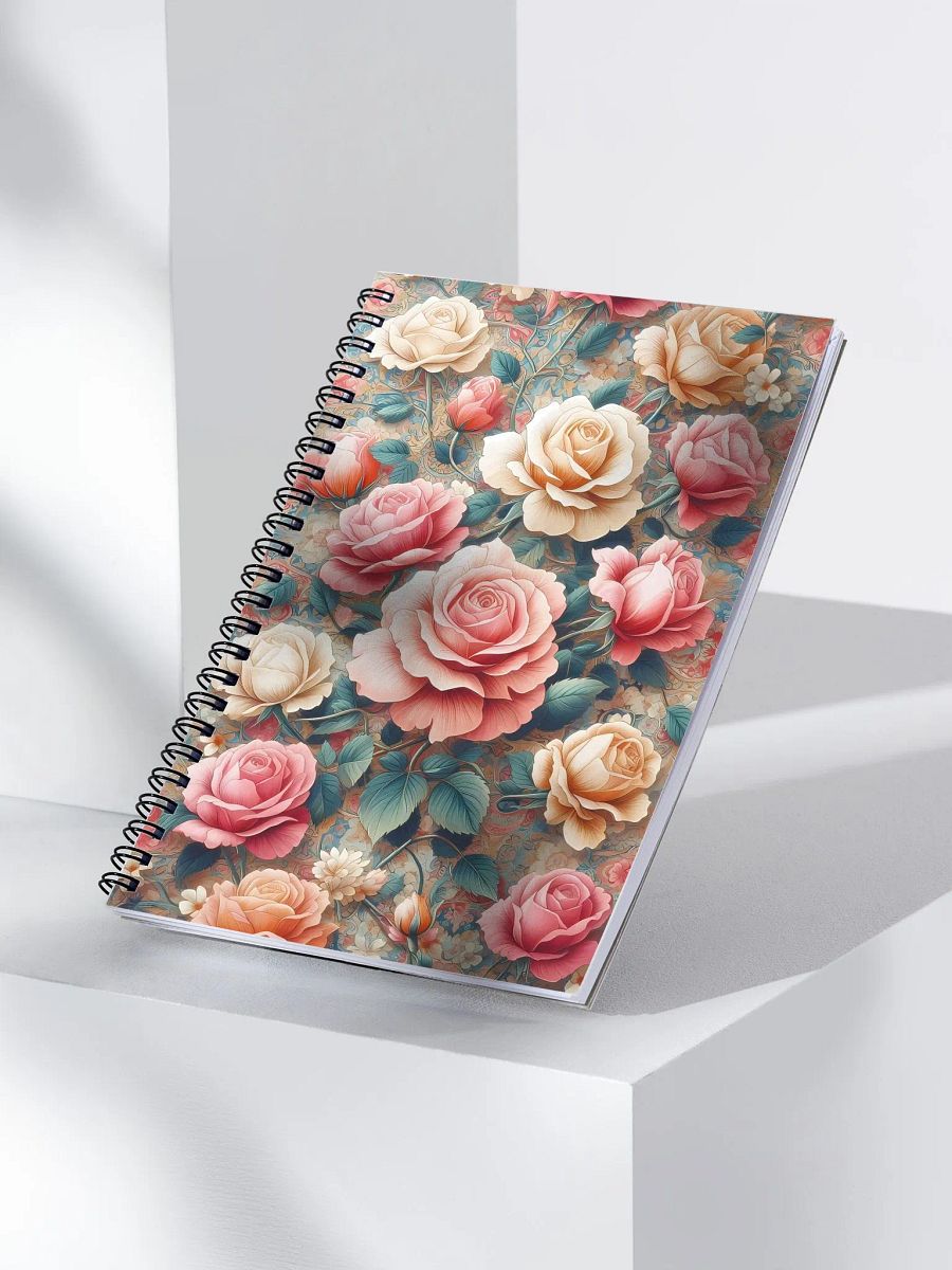 Royal Floral Spiral Notebook product image (3)