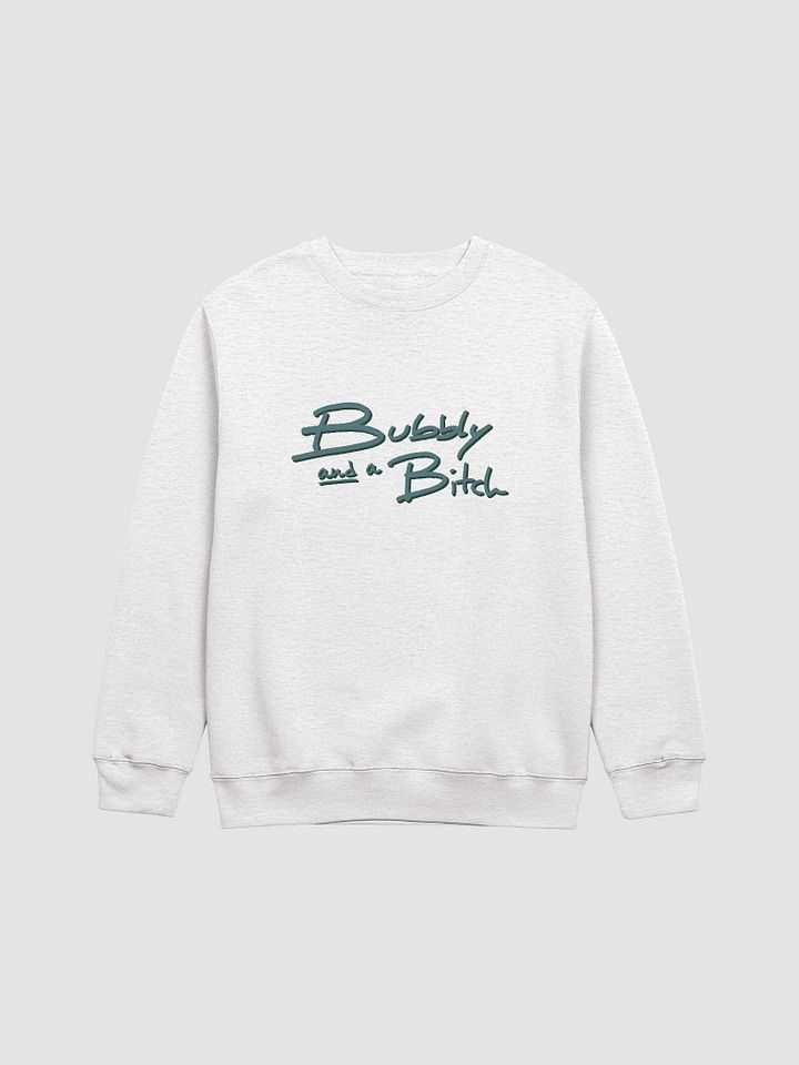Bubbly and a B*tch (forest shadow design) printed crewneck product image (14)