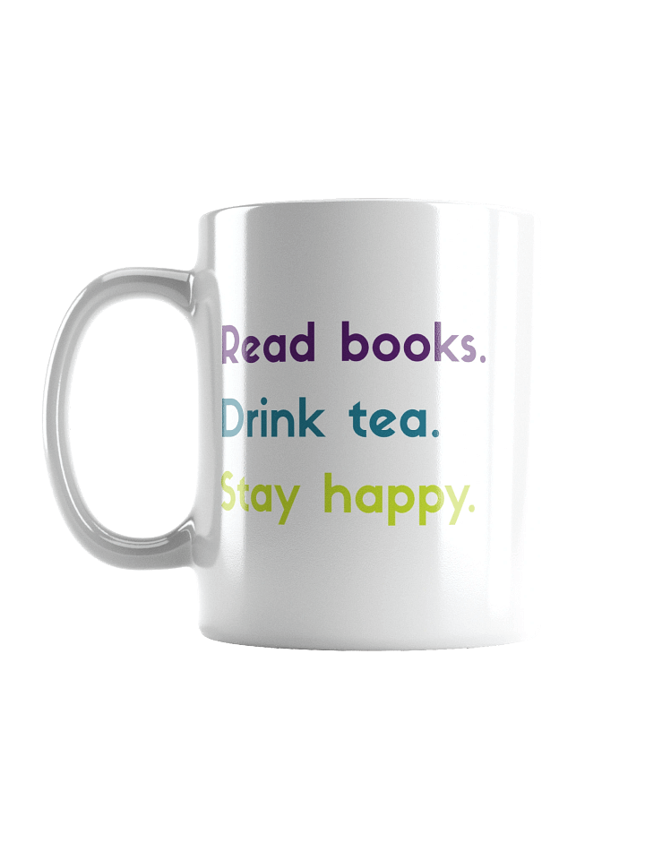 Happy Reader's Tea Mug (White) product image (2)