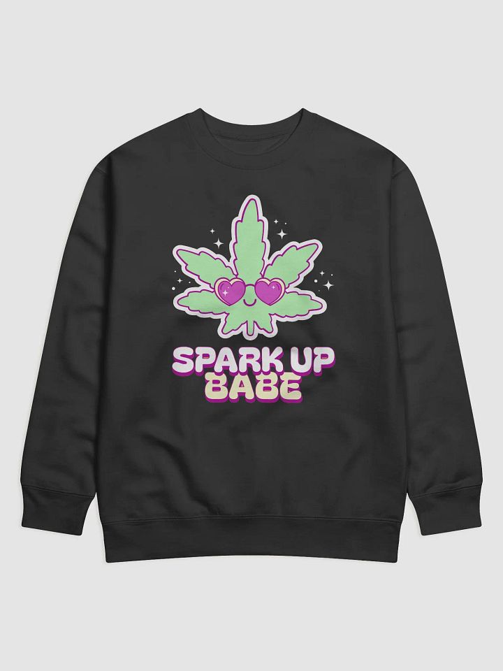 Smiley Leaf Cotton Sweatshirt product image (2)