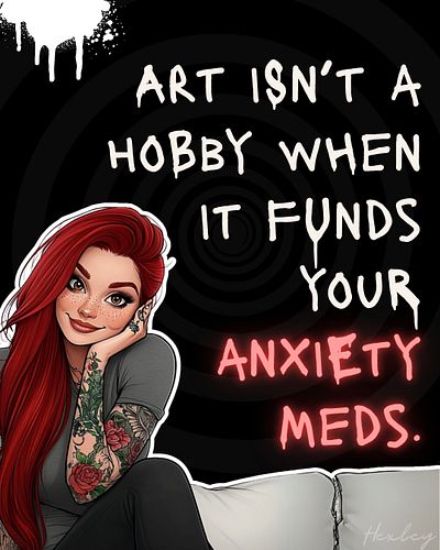 We’re not doing this for “exposure,” babe—we’re doing it so we can afford therapy and maybe a snack. Support your local gobli...