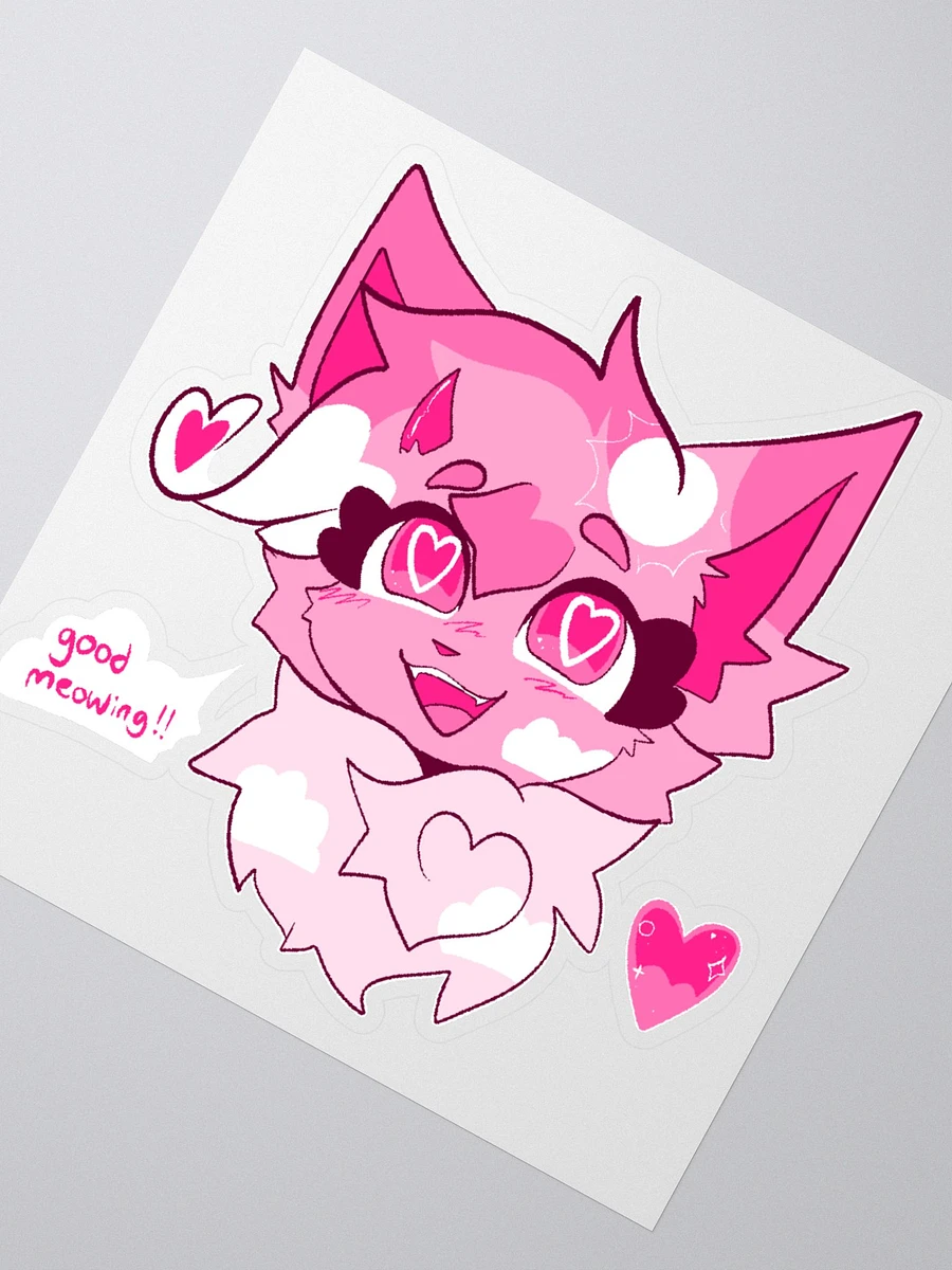 good meowing!! sticker product image (2)