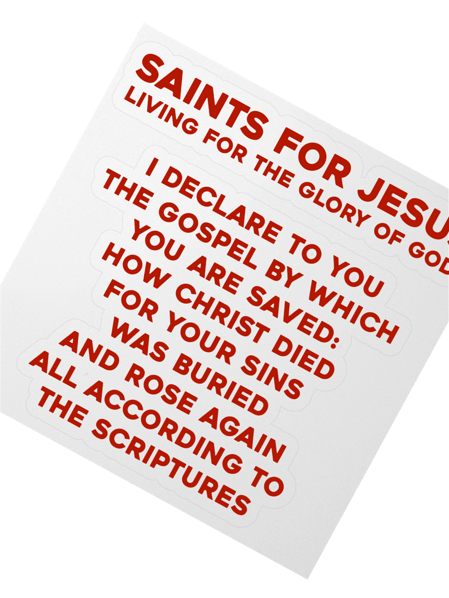 Saints For Jesus | The Gospel Stickers product image (2)