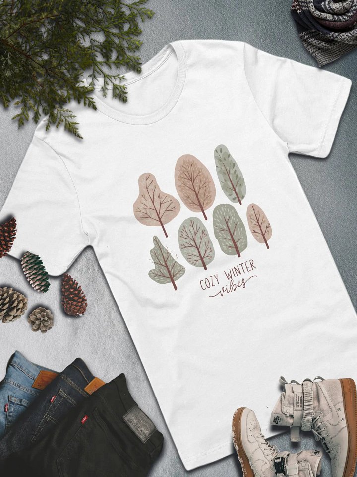 Cozy Winter Vibes T-Shirt – Warm and Stylish Holiday Fashion product image (3)