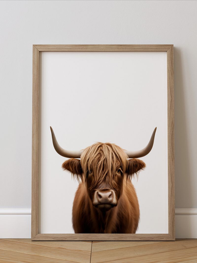 Highland Cow Portrait