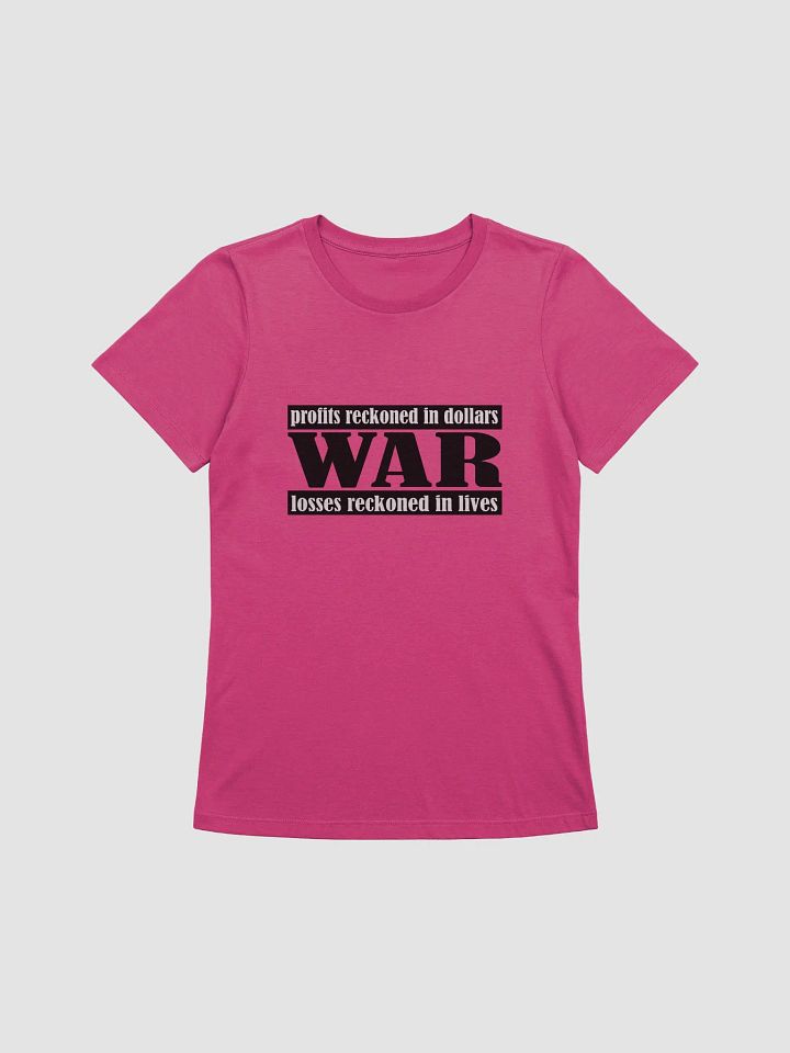 The Cost Of War - Bella+Canvas Women's Supersoft Relaxed-fit T-Shirt product image (2)