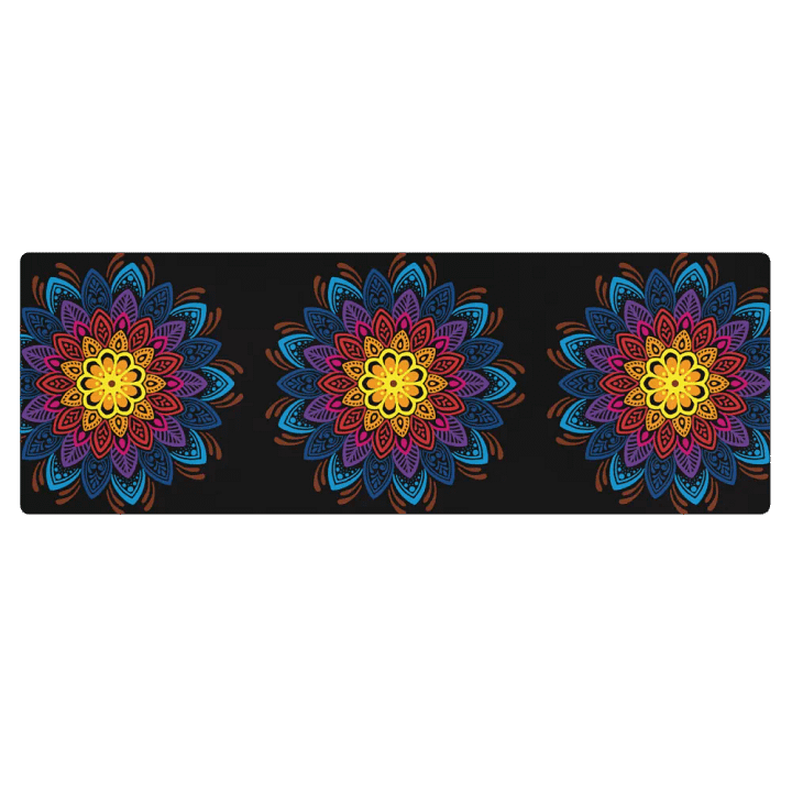 Vibrant Mandala Yoga Mat product image (1)