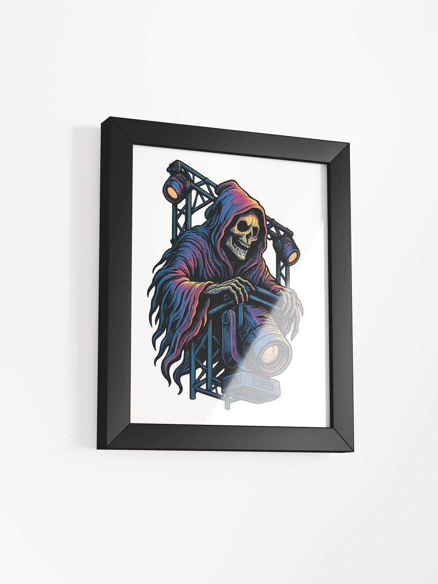 Theatrically Jerry: "Grimm Mover" Grim Reaper Moving Head Light Framed Poster product image (2)