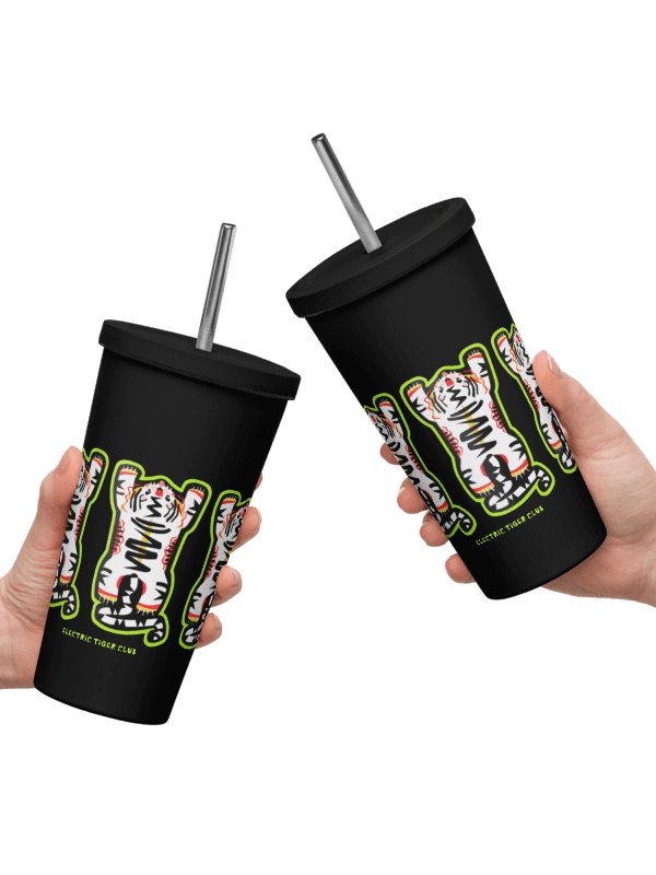 White Electric Tiger - Insulated Tumbler product image (6)