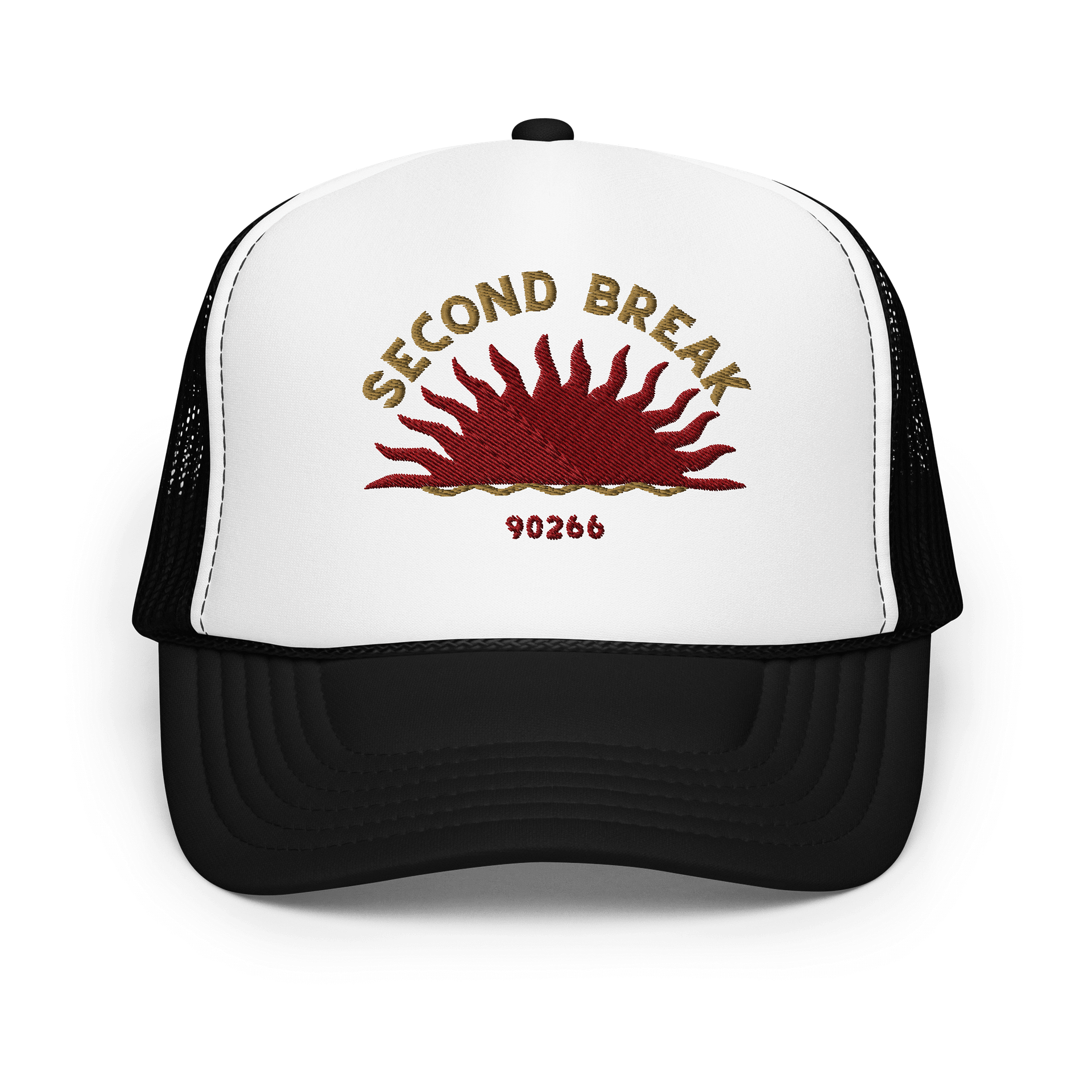 Second Break Trucker Hat – Whiteout 90266 Edition product image (2)