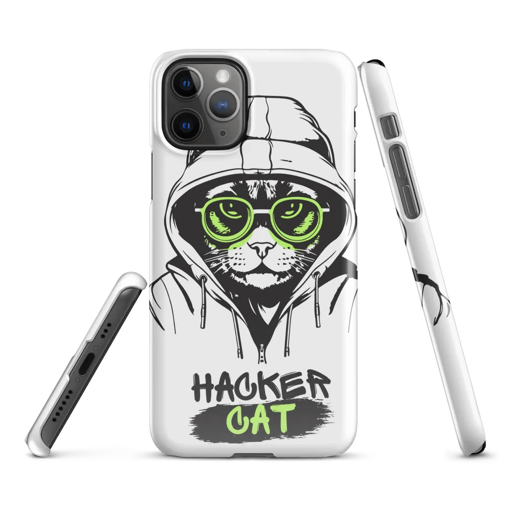 Hacker Cat iPhone® Snap Case product image (2)